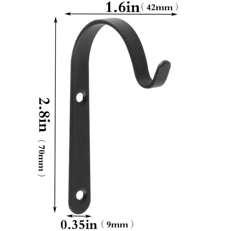 Conjunto Suporte De Pendurar De Metal Em Formato De J - E-commerceBrasil