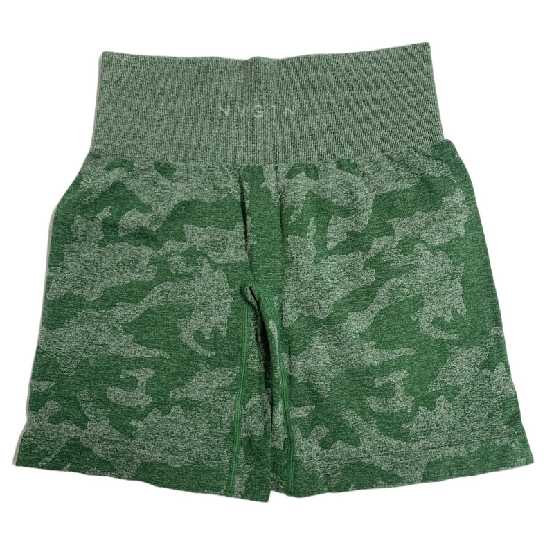 Shorts sem costura camuflado - E-commerceBrasil