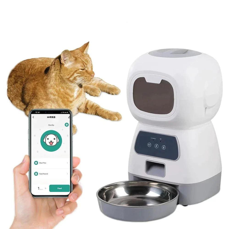 Alimentador Automático para Cães e Gatos - E-commerceBrasil